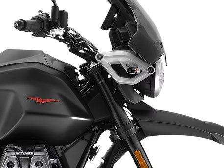 Moto Guzzi V85 Strada - Detail - Ansicht rechte Seite Cockpit