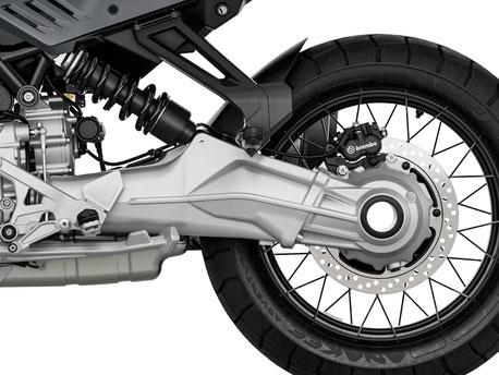 Moto Guzzi Stelvio PFF- Detail - Ansicht Kardanschwinge mit Hinterrad