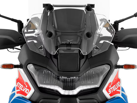 Moto Guzzi Stelvio - Duecento Tributo - Ansicht 4D-Radar Sensor Frontansicht