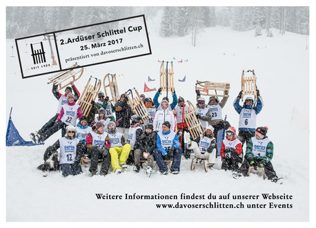 Original Davoserschlitten der Ardüser Schreinerei in Davos