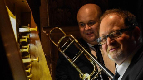 Sébastien HENNEQUET trombone et Didier HENNUYER orgue