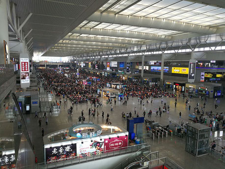 中国語学留学　華東師範大学（上海）上海虹橋空港　上海虹橋駅