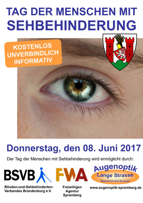 Tag der Menschen mit Sehbehinderung 2017 in Spremberg