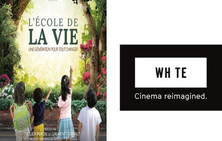 Projection du Film L'école de la vie, une génération pour tout changer le mardi 15/10 au White Cinéma, Shopping Docks