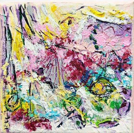 Paysage 30 peinture acrylique Elisabeth Augendre