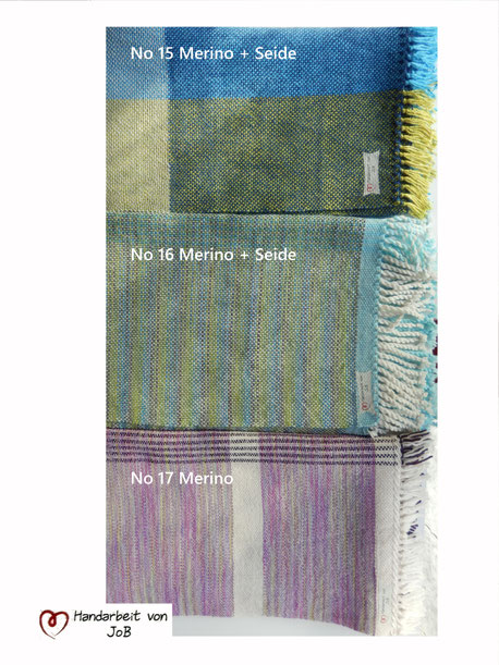 bunte wolle - Britta Joost - handgewebte Schals