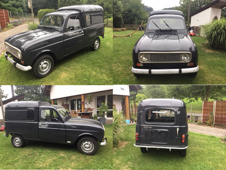 Collage Renault R4F4 unbeschriftet, grau