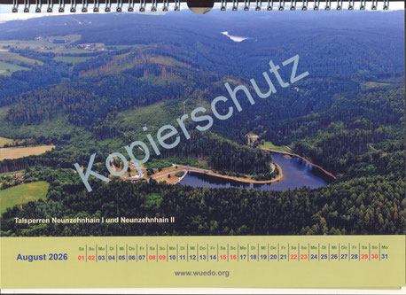 Bild: Wandkalender Wünschendorf Erzgebirges 2026