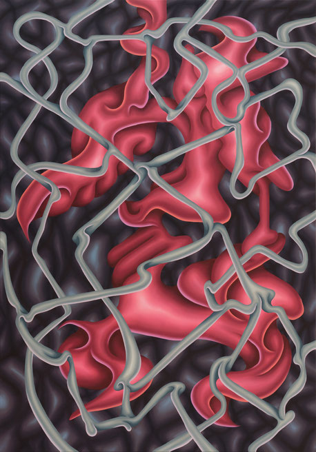 Trennungsgrund, 2025, oil on canvas, 200 x 140 cm