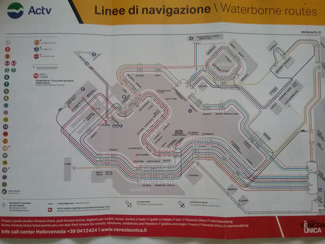 Vaporetto Routenplan