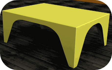 table-basse-flashy-jaune-metal