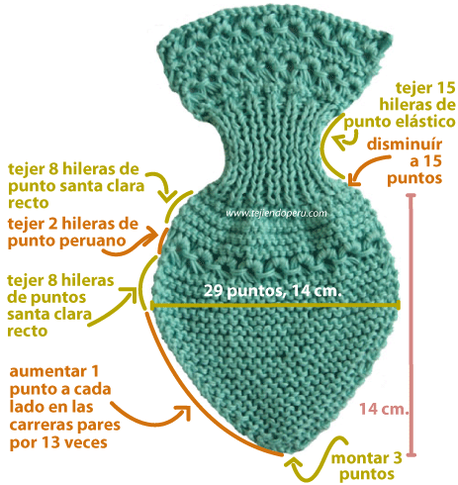 bufanda gatito - knitted neck scarf tejiendoperu.com