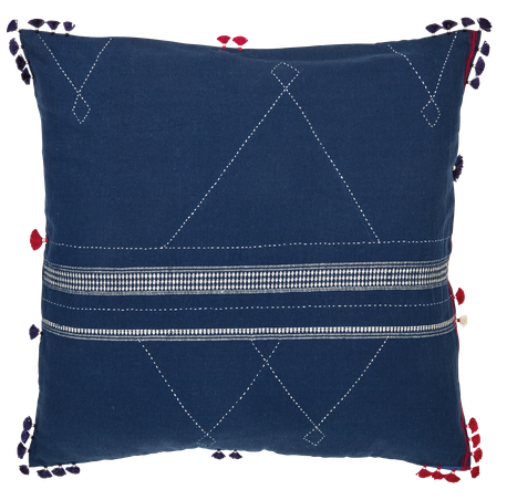 Cushion, fairtrade, kilimmesoftly.ch, nachhaltig, cotton, Injiri, Chinar  Farooqui, interior design, India