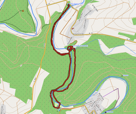 GPXTrack "5 km Heimborn "Deutsches Eck" mit Kindern"