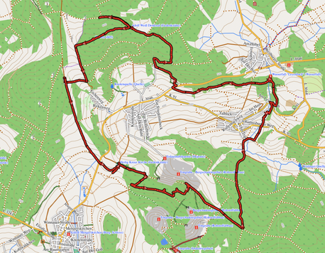 GPXTrack "18 km Leonhard Hörpel Weg"