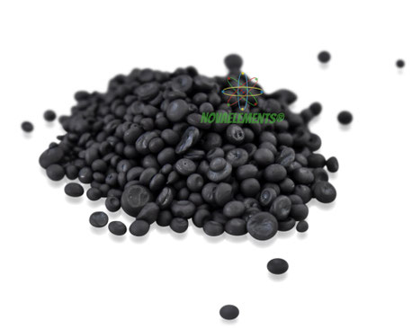 selenium metal, selenium metalloid, selenium pellets, selenium sample for element collection, selenium for laboratory use.