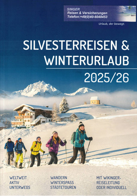 WinterWandern, Städtetouren, Silvesterreisen SkiReisen mit Reiseleitung oder Individuell...