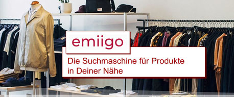 emiigo - die Suchmaschine für den lokalen Einzelhandel