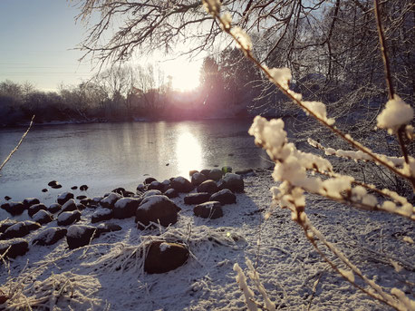 Winterlandschaft in Hamburg