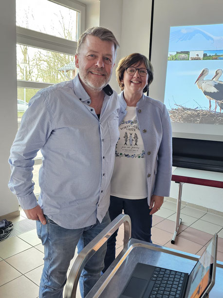 Kay Timm, links, und Kirsten Steinmatz