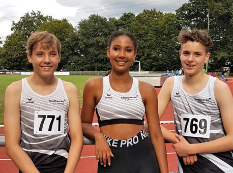Alexander Limberg, Clara Hemmeke und Tim Huge