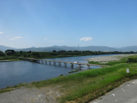 吉野川　川島潜水（沈下）橋
