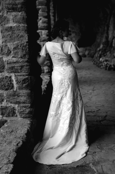 Robe de mariée dentelle brodée