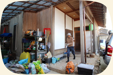 浜松市の植木屋・庭屋さん「門西造園」の社屋・倉庫