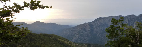 Le matin en quittant le refuge d'U-Fugone