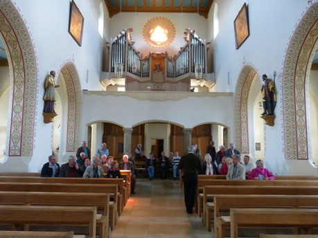 In der Wallfahrtskirche in Wollaberg
