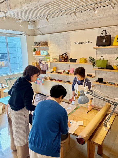 ヨコハマセリエの作業の様子