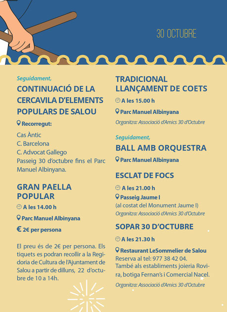 Programa de la Festa Major de Salou