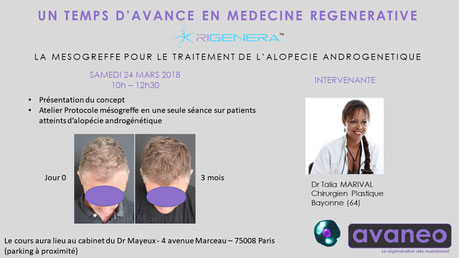 atelier mésogreffe Rigenera Dr Marival