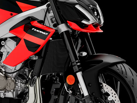 Aprilia Tuono 457 - Ansicht Upside Down Gabel vorne rechts