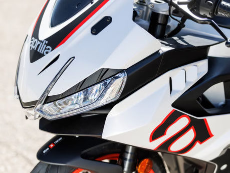 Aprilia RS 457 - Ansicht - Frontverkleidung mit LED Scheinwerfer