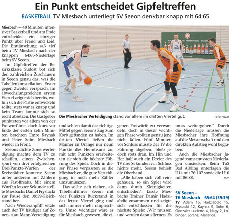 Bericht im Miesbacher Merkur am 6. März 2024 - Zum Vergrößern klicken