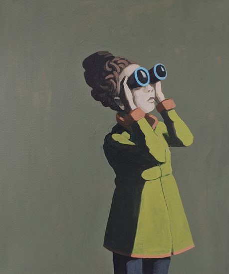 binoculars - Acryl auf Leinwand, 60x50cm, 2020 | verkauft