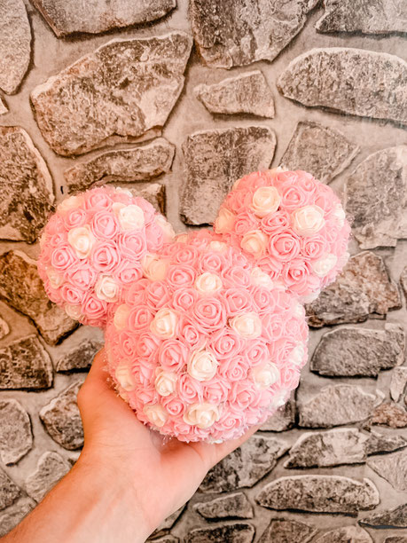 MAGICAL MOUSE rosa/weiß gepunktet