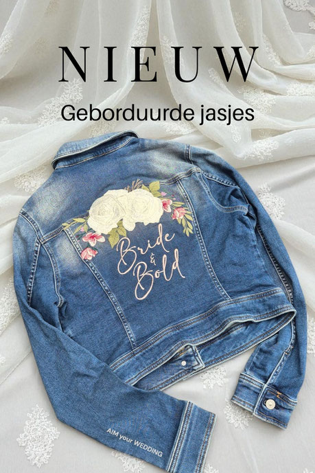 geborduurde jasjes voor bruiden