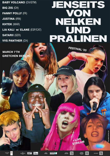 Jenseits von Nelken und Pralinen, Festival, Berlin, World Wide Web, My Voice My Weapon of Choice, Hip Hop, Rap, Female, Woman,Rights