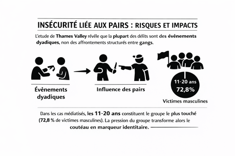 Insécurité liée aux pairs : étude Thames Valley