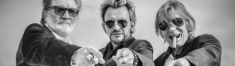 Eddy Mitchell Johnny Hallyday Jacques Dutronc
