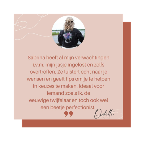 review klant spijkerjasje