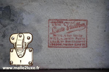 Marquage a chaud boite et valise Louis Vuitton : Asnières sur seine Louis vutton Paris 1, rue Scribe Nice 4, Jardin public Lille 34, rue Faidherbe London 149 new bond st