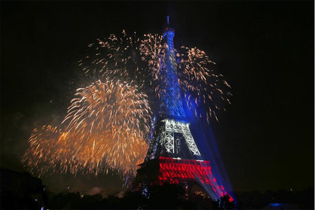 Feu d'artifice de la tour Eiffel du 14 juillet