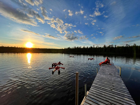 Floating, auch das ist hier möglich ©My own Travel - Nordkapp-Rundreise mit My own Travel