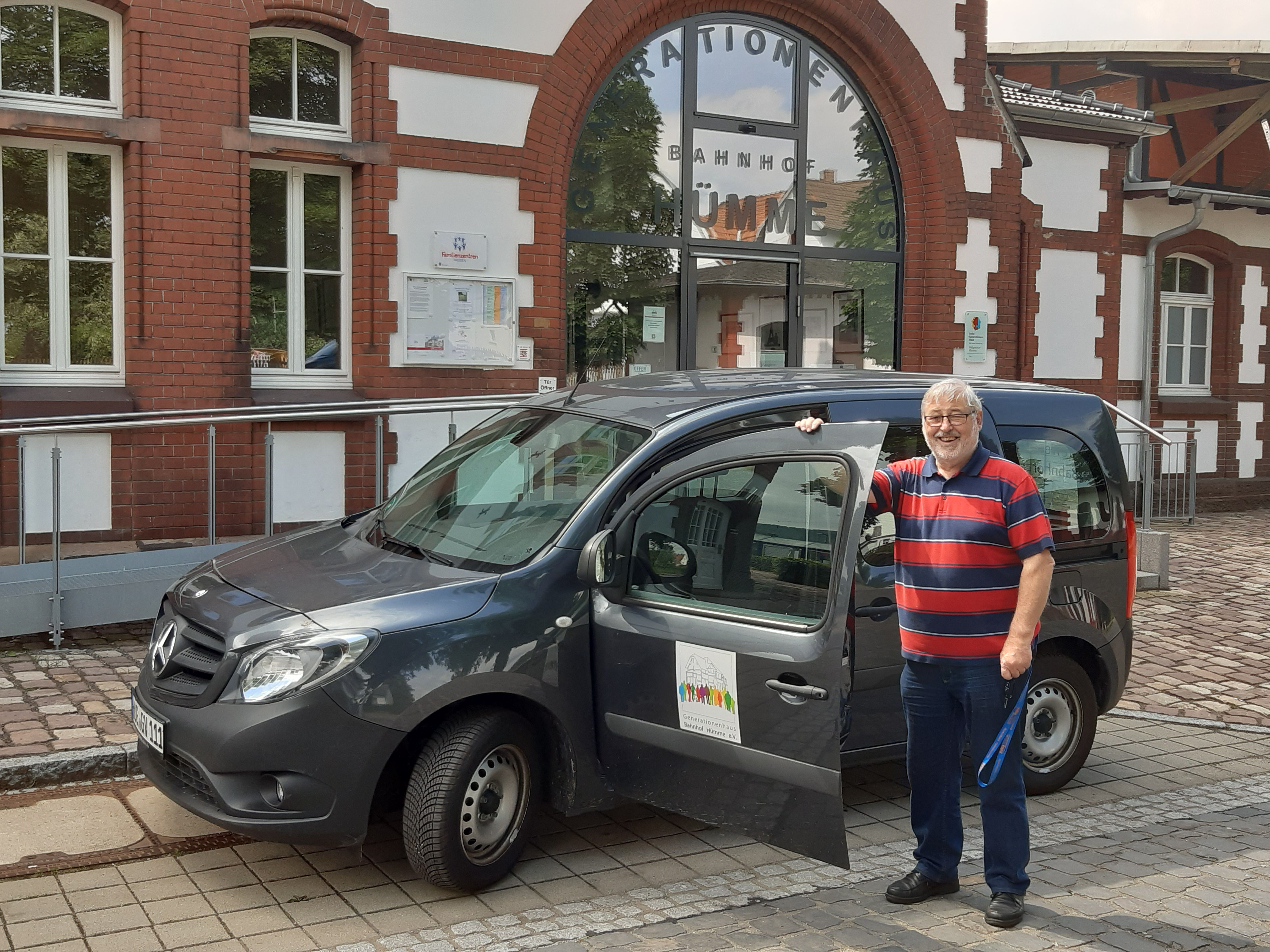 Günter Piringer vom Fahrdienst freut sich schon auf die nächste Tour (Foto: Peter Nissen)