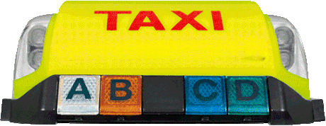 lumineux taxi tarifs ABCD