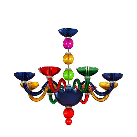 Chandeliers Murano Colorful Modern Colorfull Serie Chandeliers Murano Colorful Modern Colorfull Serie