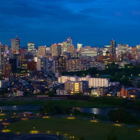 仙台市内の夜景